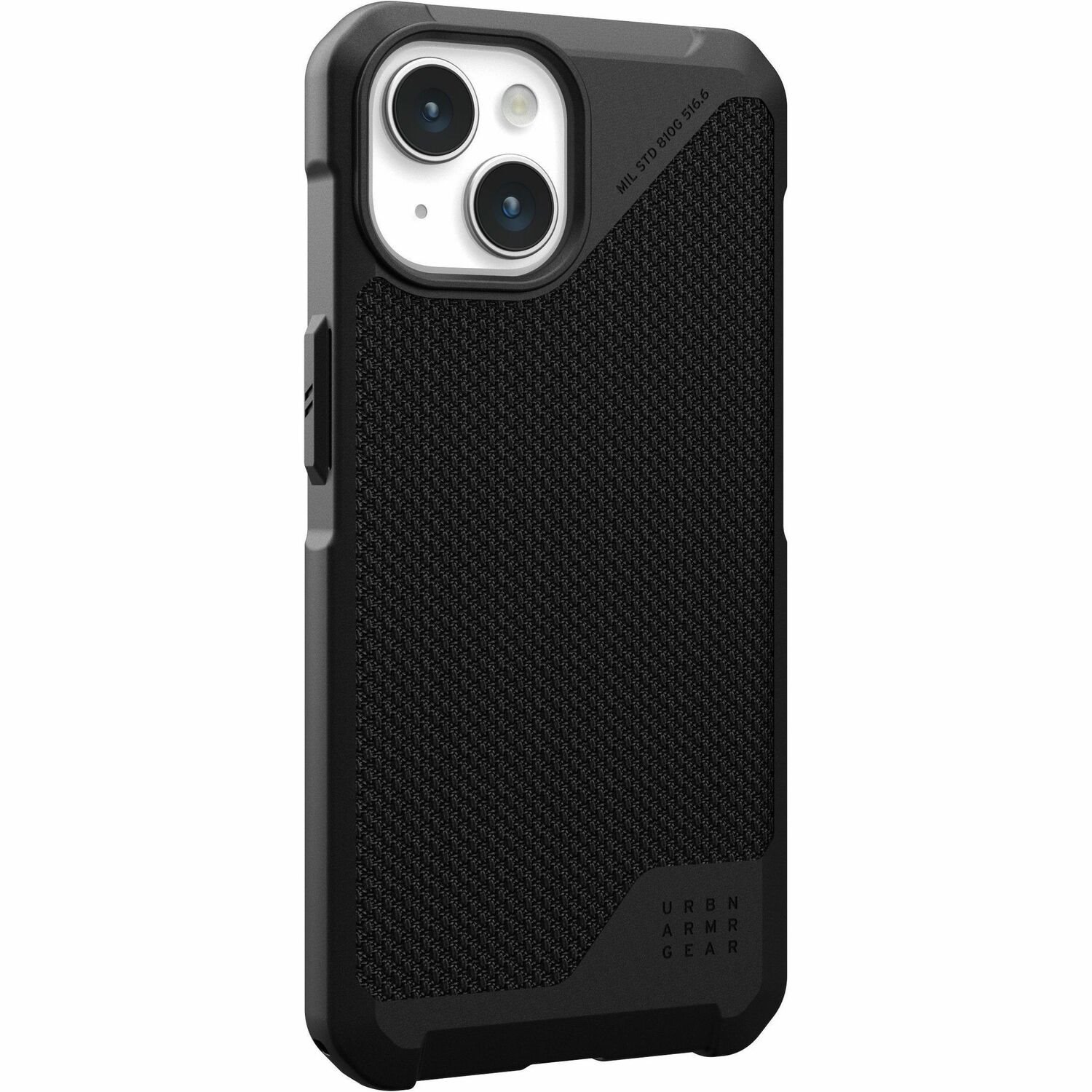 Urban Armor Gear Metropolis LT iPhone 15 Case - Kevlar Black