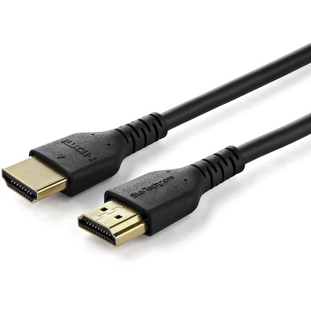 StarTech.com 6.6ft (2m) Slim HDMI 2.0 Cable, Flexible Premium HDMI Cord with Ethernet, 4K 60Hz HDR10, Aramid Fiber with TPE Jacket
