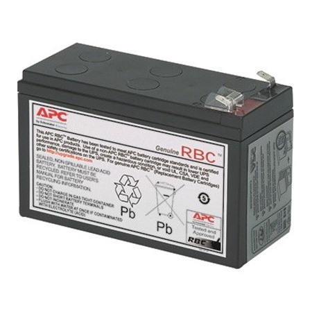 APC Replacement Battery Cartridge for Back-UPS, 12V 6.5Ah lead-acid battery, 2-year repair or replace warranty