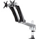 StarTech.com Desk Mount Dual Monitor Arm, Full Motion, Premium Dual Monitor Mount for up to 30"(19.8lb/9kg) VESA Mount Monitors, Tool-less