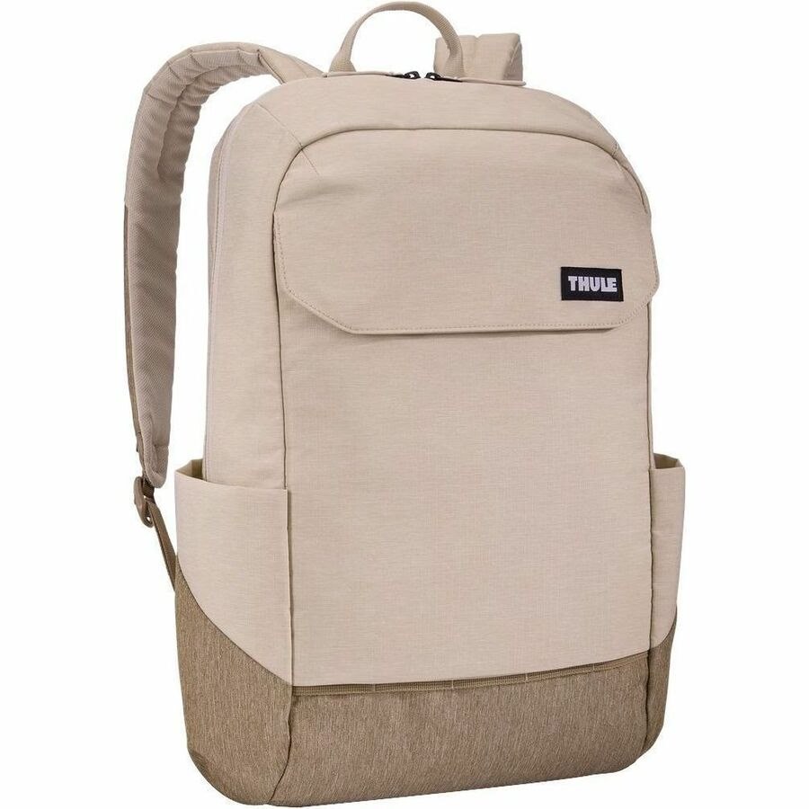 Thule Lithos Carrying Case (Backpack) for 26.7 cm (10.5") to 40.6 cm (16") Apple MacBook - Pelican Gray, Faded Khaki