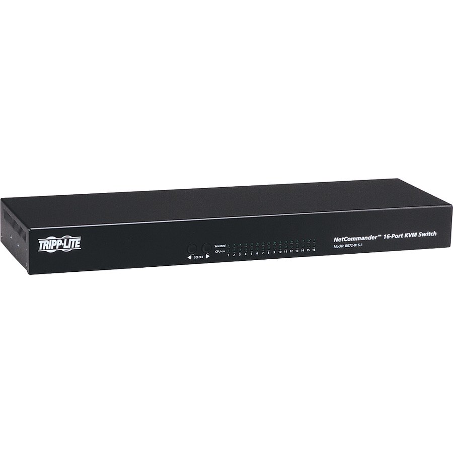 Tripp Lite by Eaton NetCommander 16-Port Cat5 KVM Switch 1U Rack-Mount