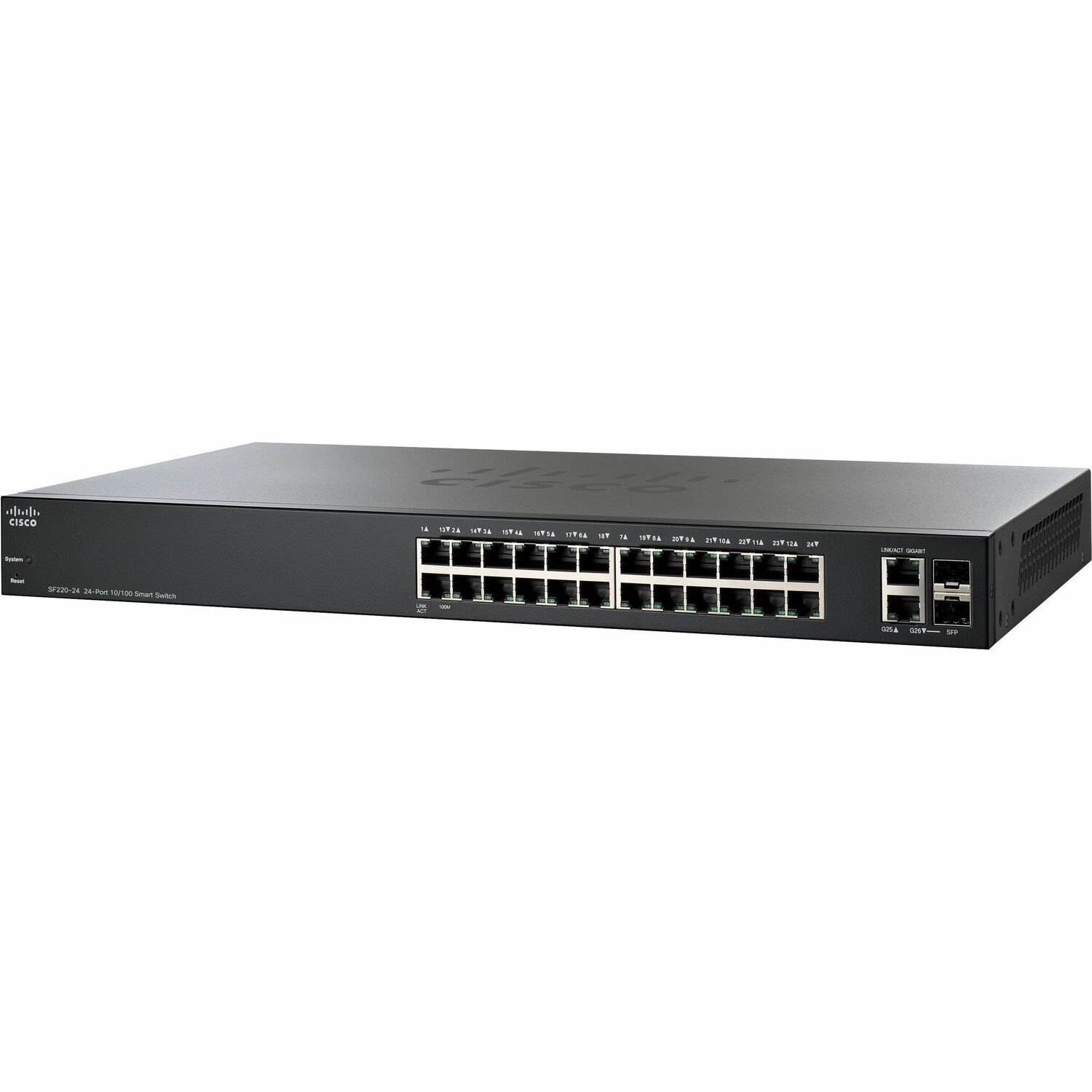 Cisco SF220-24 24-Port 10/100 Smart Plus Switch