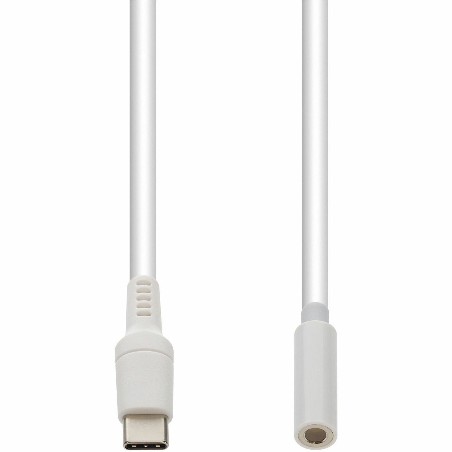 AddOn USB C to 3.5mm Audio Headphone Jack Adapter Cable White