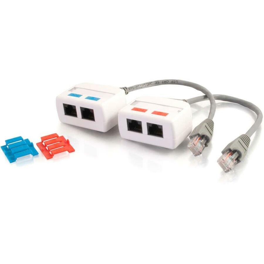 Cables To Go Legrand Av C2G Connect Two Network Devices To A Single 10/100 Network Cable Drop