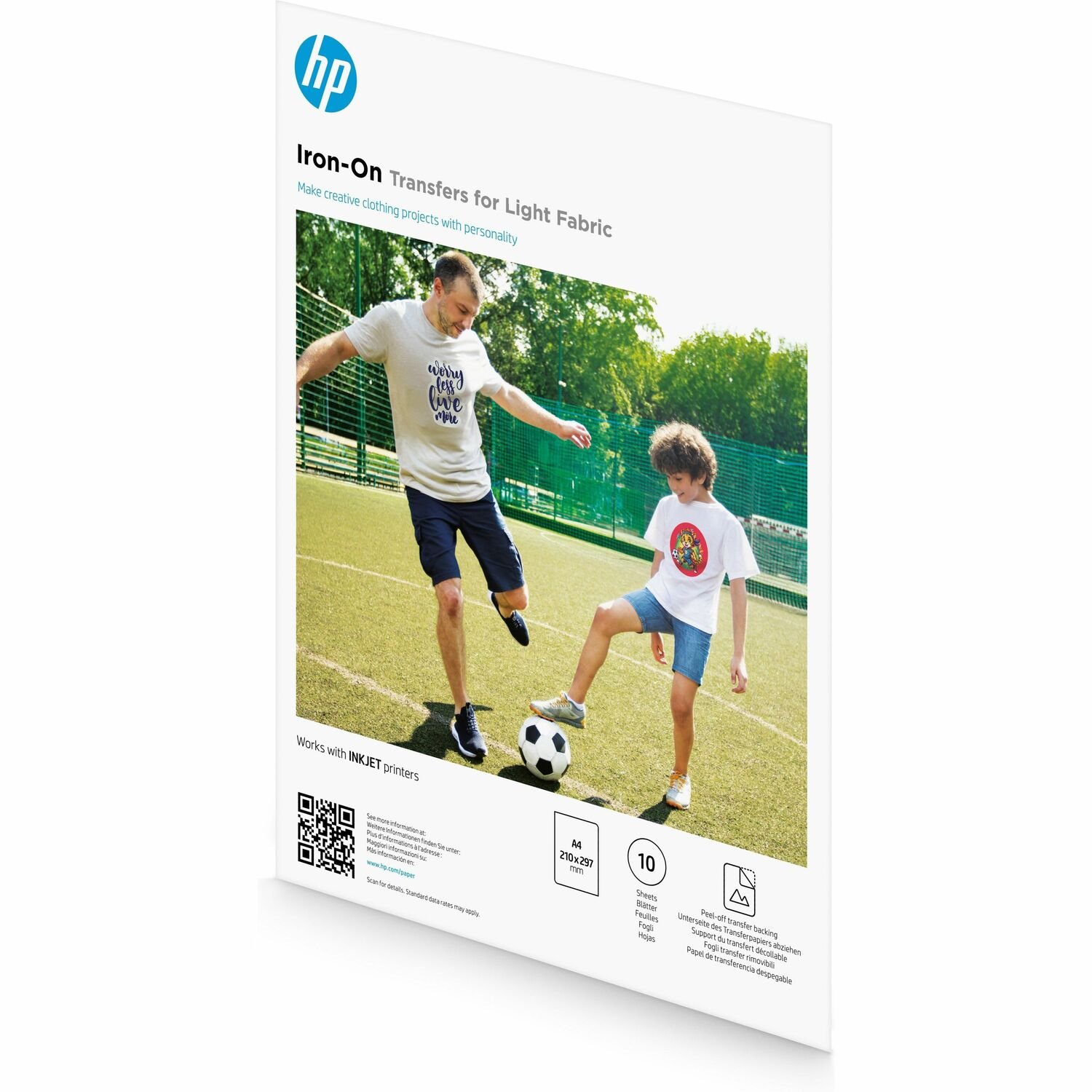 HP Inkjet Fabric Sheet - Clear