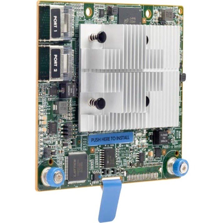 HPE Smart Array P408i-a SAS Controller - 12Gb/s SAS, Serial ATA/600 - PCI Express 3.0 x8 - 2 GB Flash Backed Cache - Plug-in Module