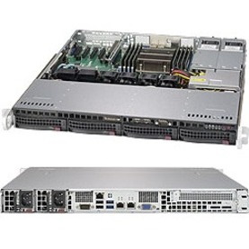 Supermicro SuperServer 5018R-MR Barebone System - 1U Rack-mountable - Socket LGA 2011-v3 - 1 x Processor Support