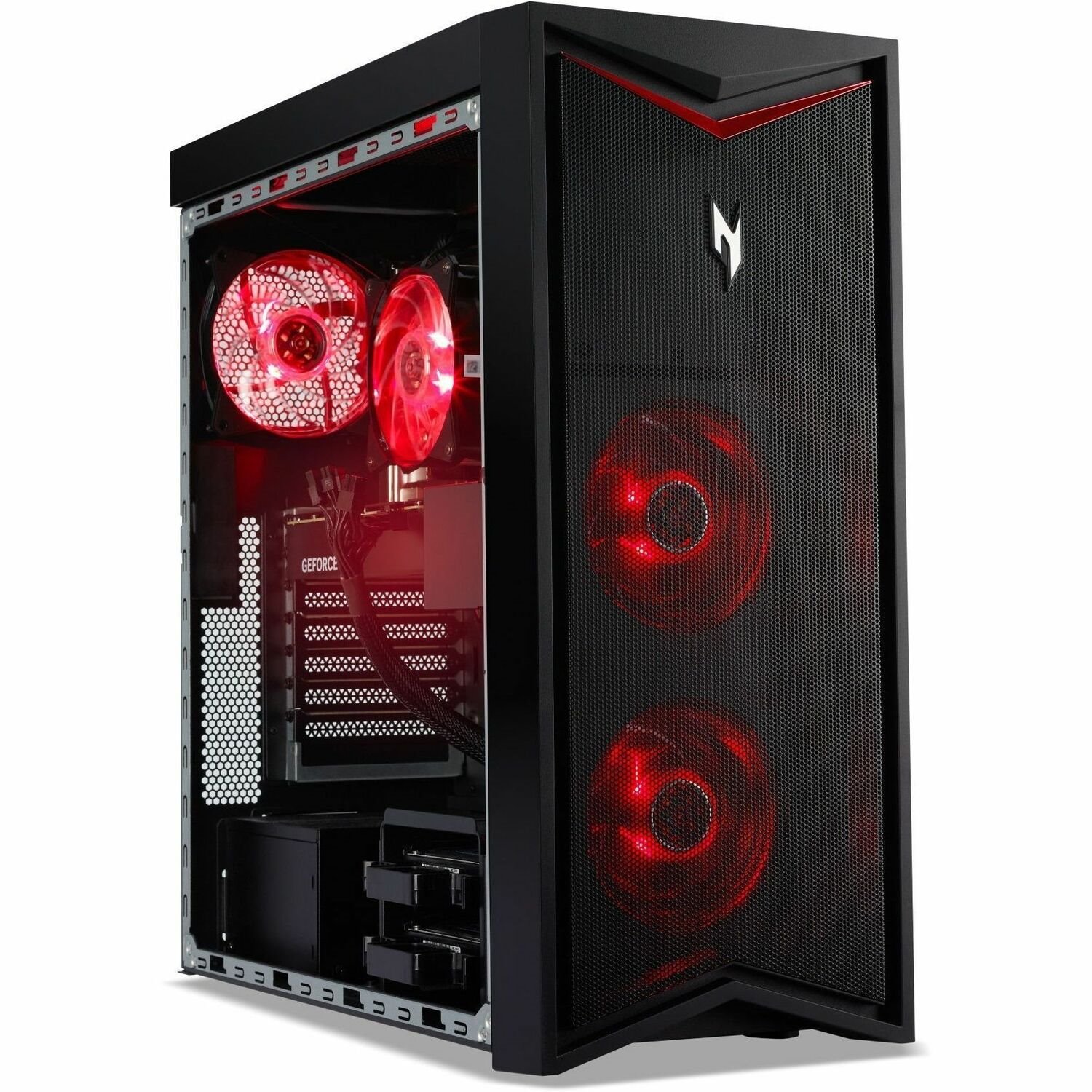 Acer Nitro 70 N70-130 Gaming Desktop Computer - AMD Ryzen 7 7700 - 16 GB - 1 TB HDD - 512 GB SSD