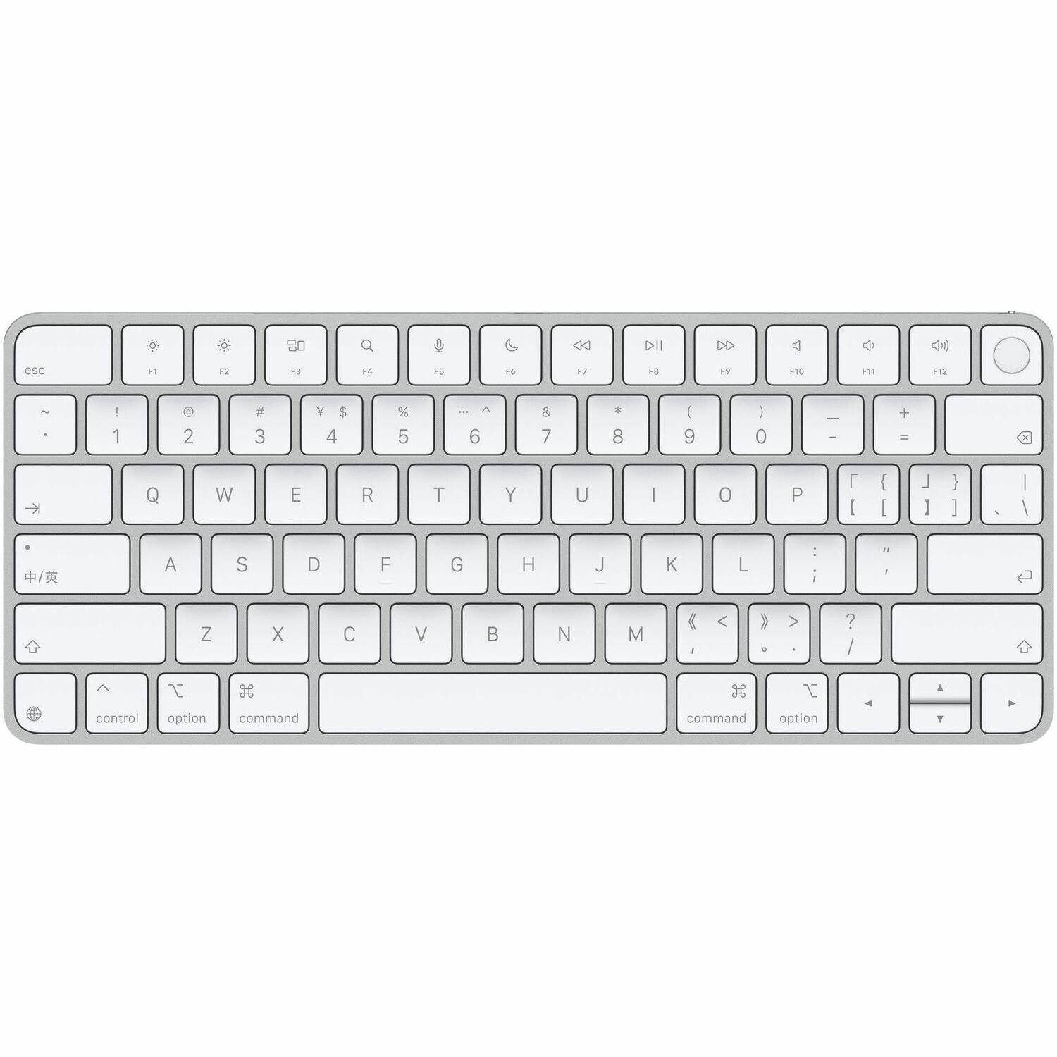 Apple Magic Keyboard - Wired/Wireless Connectivity - USB Type C Interface - Chinese - QWERTY Layout