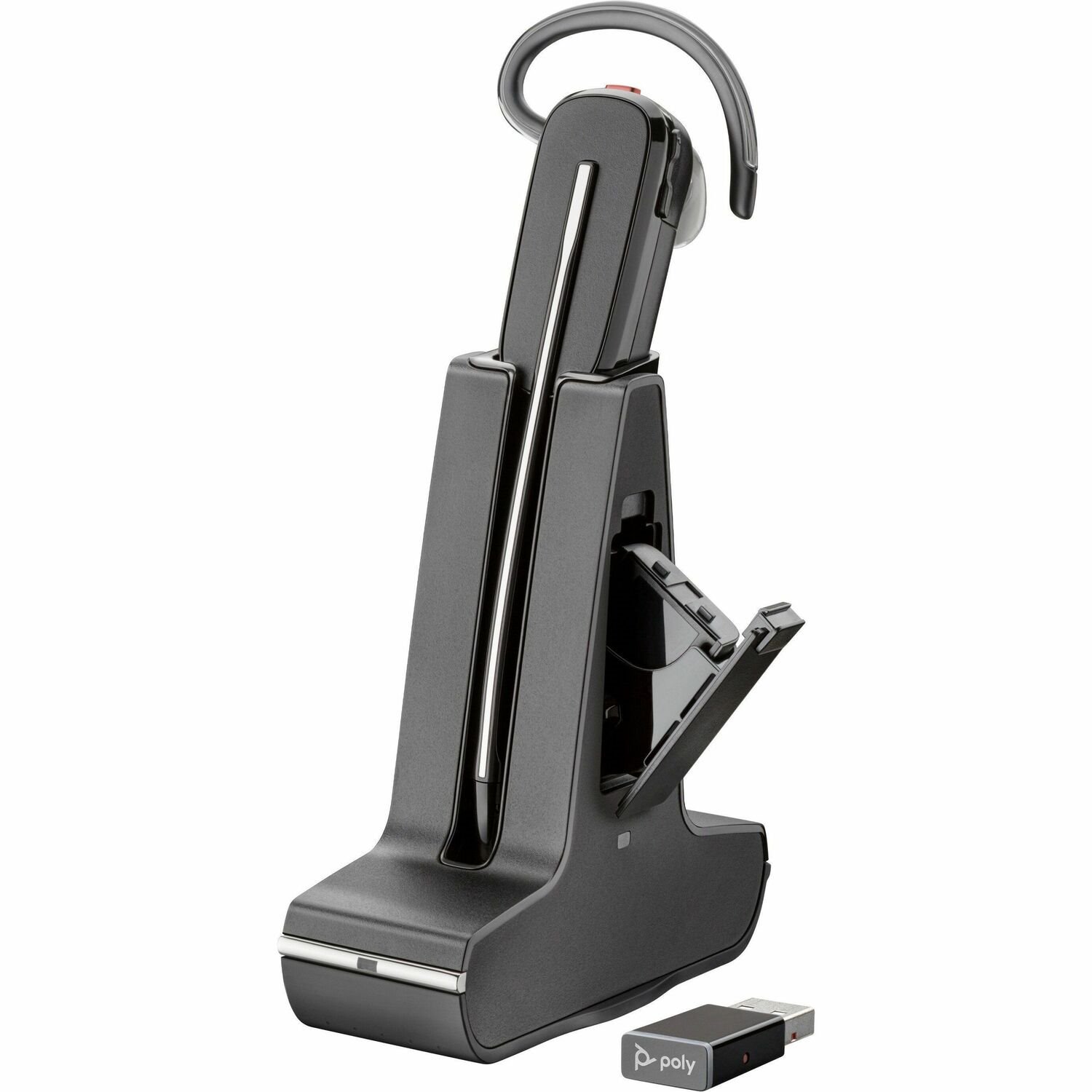 Poly Savi 8245-M Microsoft Teams Certified DECT 1920-1930 MHz USB-A Headset +D200 TAA