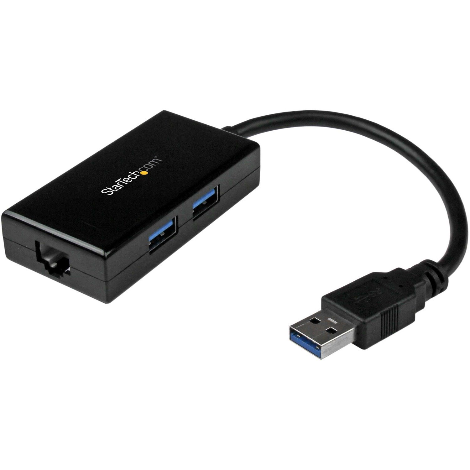 StarTech.com USB 3.0 to Gigabit Network Adapter with Built-In 2-Port USB Hub - Native Driver Support (Windows, Mac and Chrome OS)