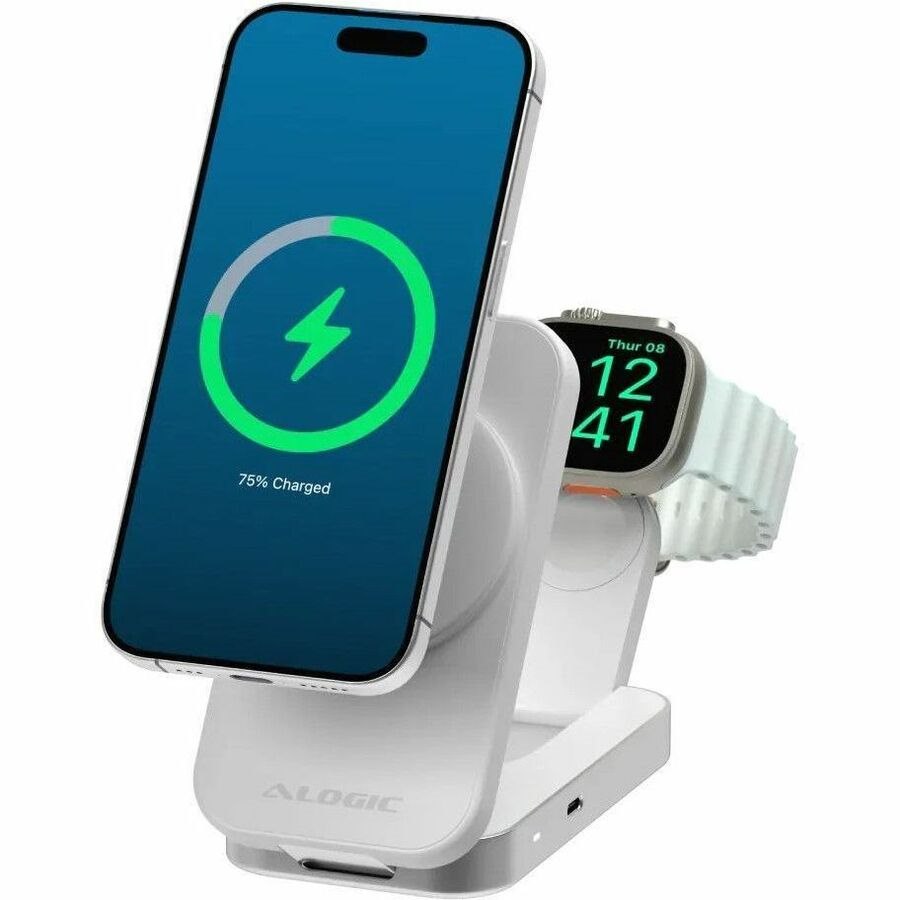 Alogic Flip 2-in-1 Qi2 Fast Wireless Charging Stand