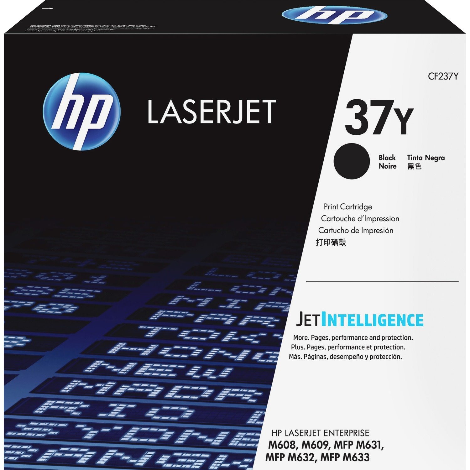 HP 37Y (CF237Y) Original Extra High Yield Laser Toner Cartridge - Black - 1 Each