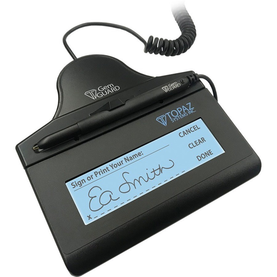 Topaz SignatureGem T-LBK462-BSB-RC Signature Pad