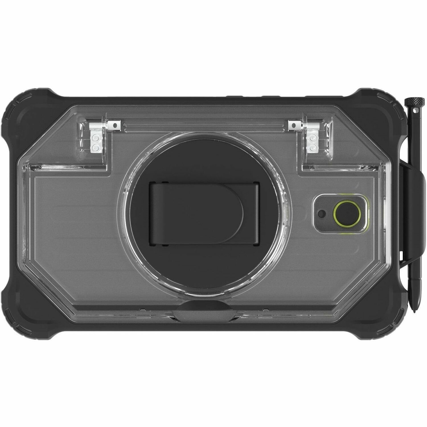 InfoCase Rugged Carrying Case Samsung Galaxy Tab Active5, Galaxy Tab Active3 Tablet - Clear