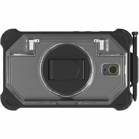 InfoCase Rugged Carrying Case Samsung Galaxy Tab Active5, Galaxy Tab Active3 Tablet - Clear