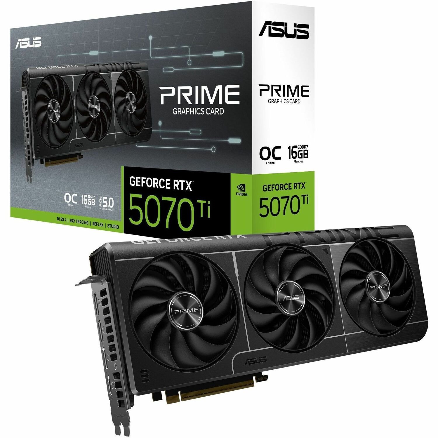 Asus NVIDIA GeForce RTX 5070 Ti Graphic Card - 16 GB GDDR7
