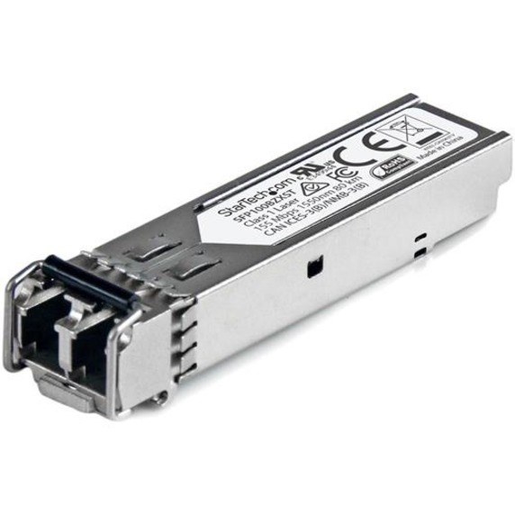 StarTech.com MSA Uncoded SFP Module - 100BASE-ZX - 100Mb Ethernet SFP 100MbE Single Mode Fiber (SMF) Optic Transceiver Module - 80km DDM