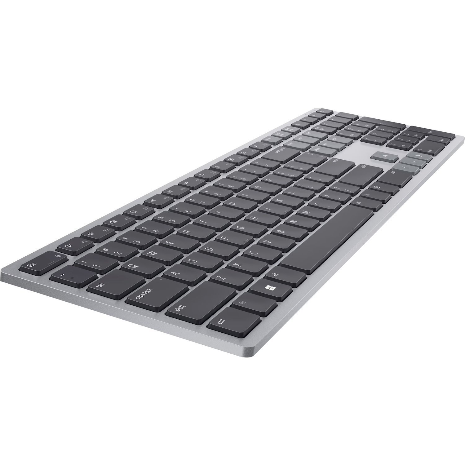 Dell KB700 Toetsenbord - Draadloos Verbinding - Engels (US) - QWERTY indeling - Titanium grijs, Donkergrijs
