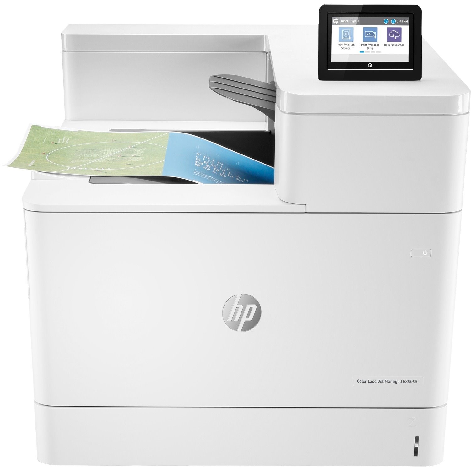 HP LaserJet Managed E85055dn Desktop Laser Printer - Color