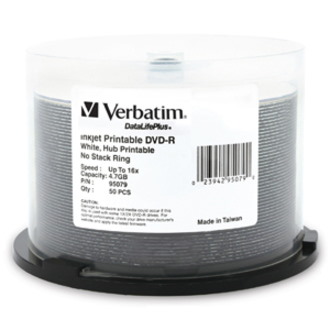 Verbatim DataLifePlus DVD Recordable Media - DVD-R - 16x - 4.70 GB - 200 Pack