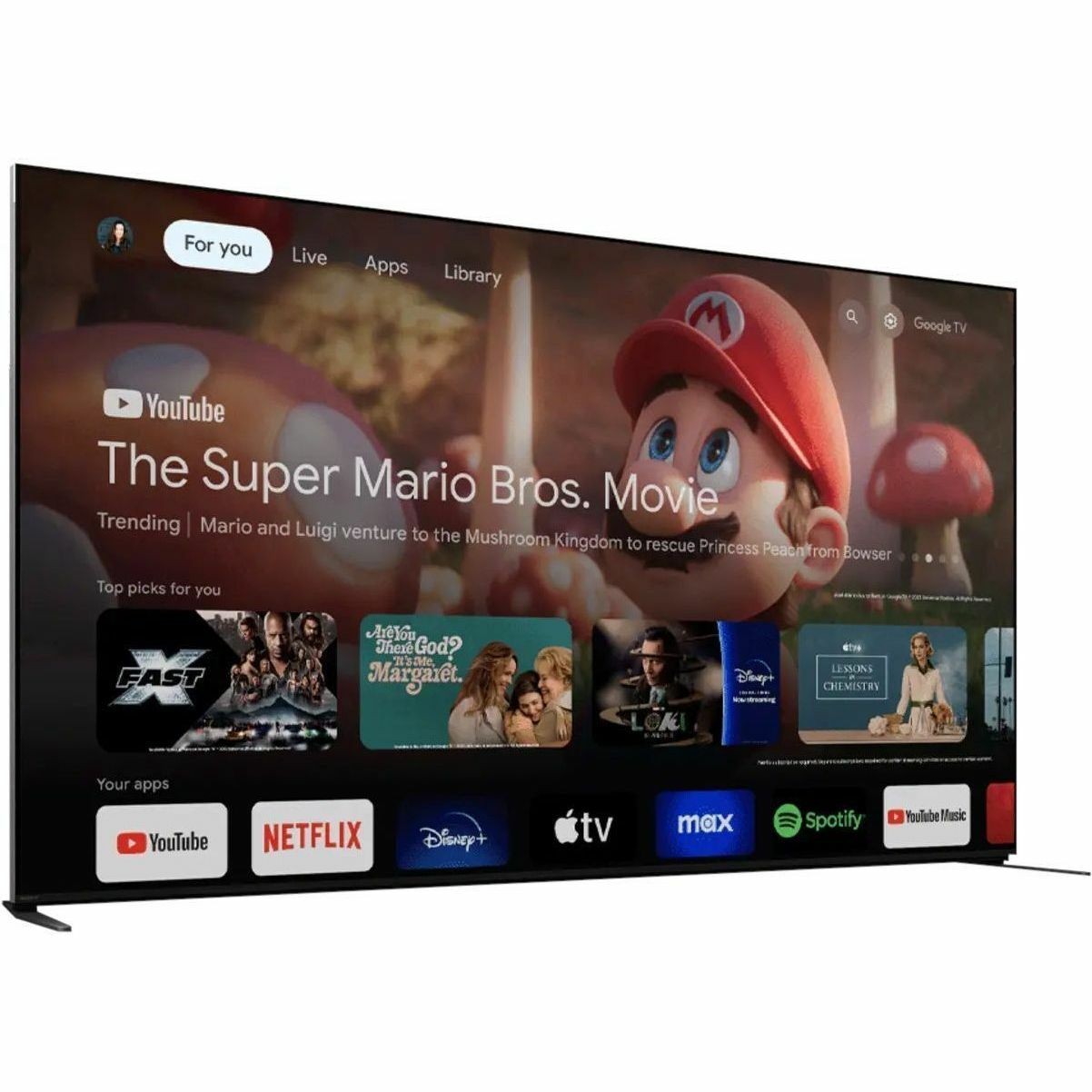 Sony BRAVIA 9 K-75XR90 74.5" Smart LED-LCD TV 2024 - 4K UHDTV - High Dynamic Range (HDR) - Dark Silver