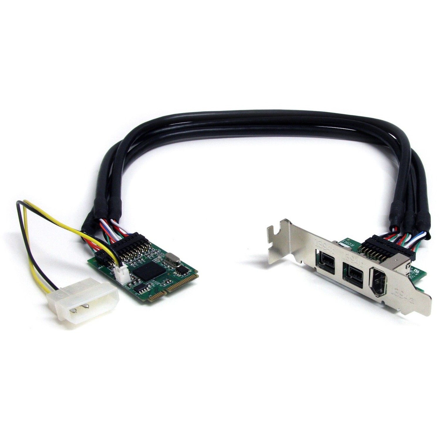 STARTECH.COM 3 PORT 2B 1A 1394 MINI PCI EXPRESS FIREWIRE CARD ADAPTER, 2 YR