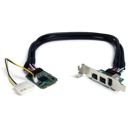 StarTech.com FireWire Adapter - Mini PCI Express - Plug-in Card - TAA Compliant