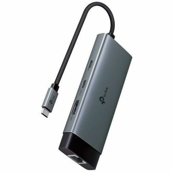 TP-LINK 6 PORT HUB, HDMI 4K@60Hz(1), 100W PD(1), RJ45 GE(1), USBC(1), USB-A(2), 1YR