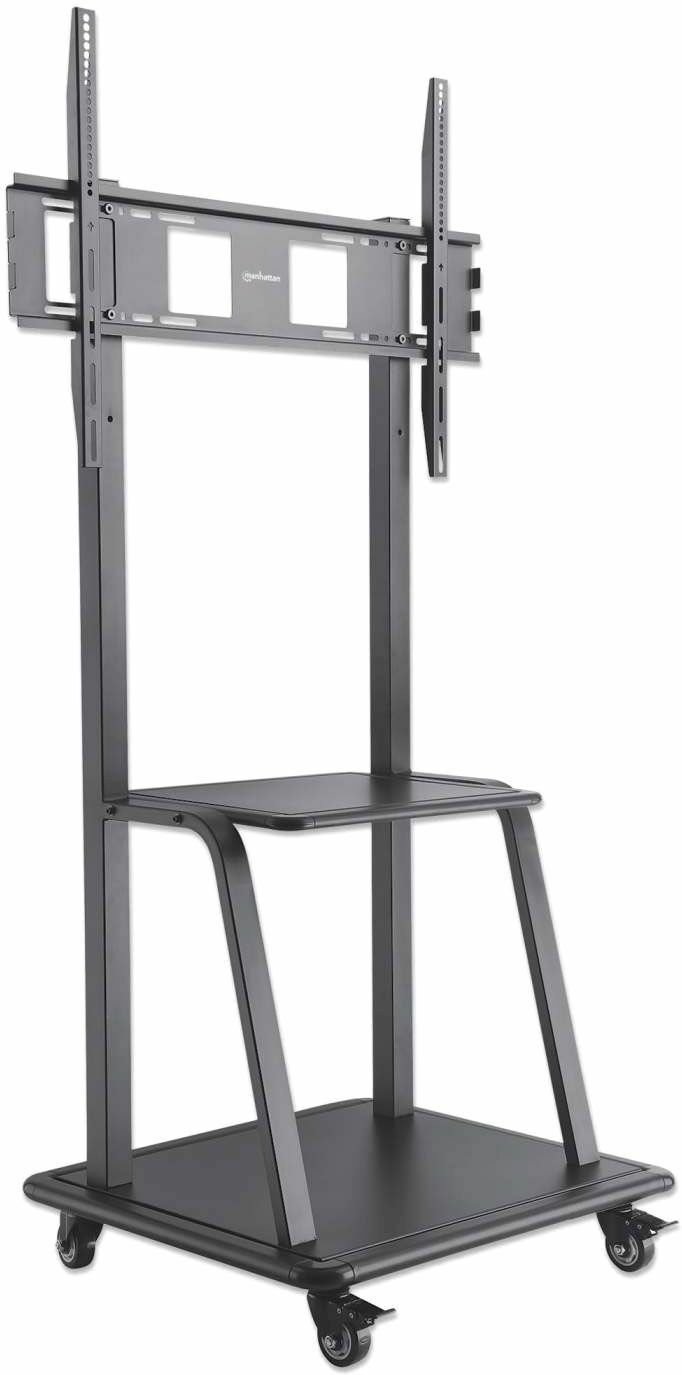 Manhattan Ultra Heavy-Duty Height-Adjustable TV Cart