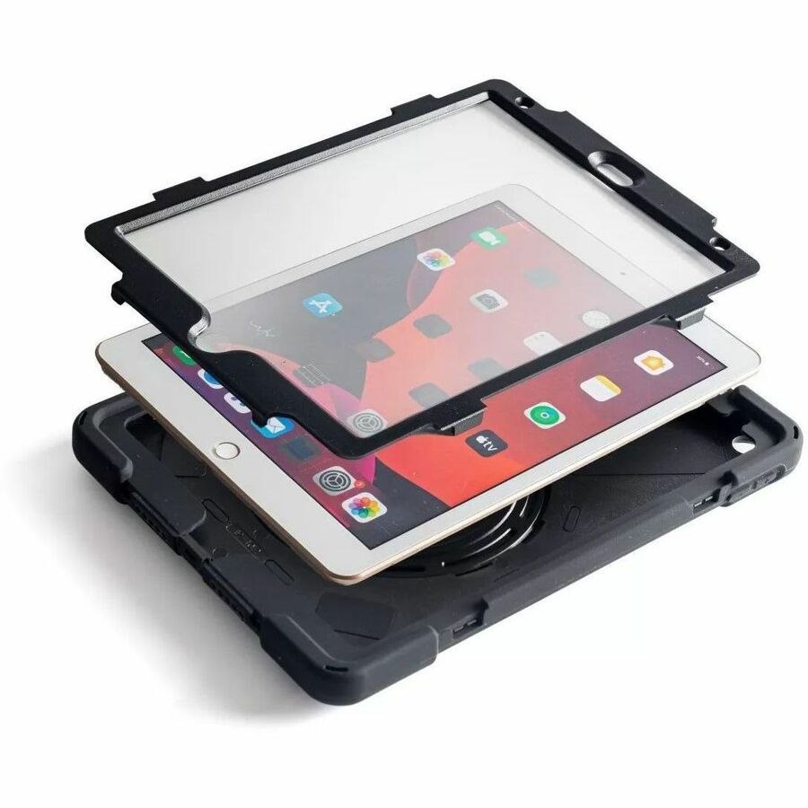 Techair Classic Pro - Protective Case For Tablet - Rugged - Silicone, Polycarbonate - Black - 10.2" - For Apple 10.2-Inch iPad (7TH Generation, 8TH Generation, 9TH Generation)