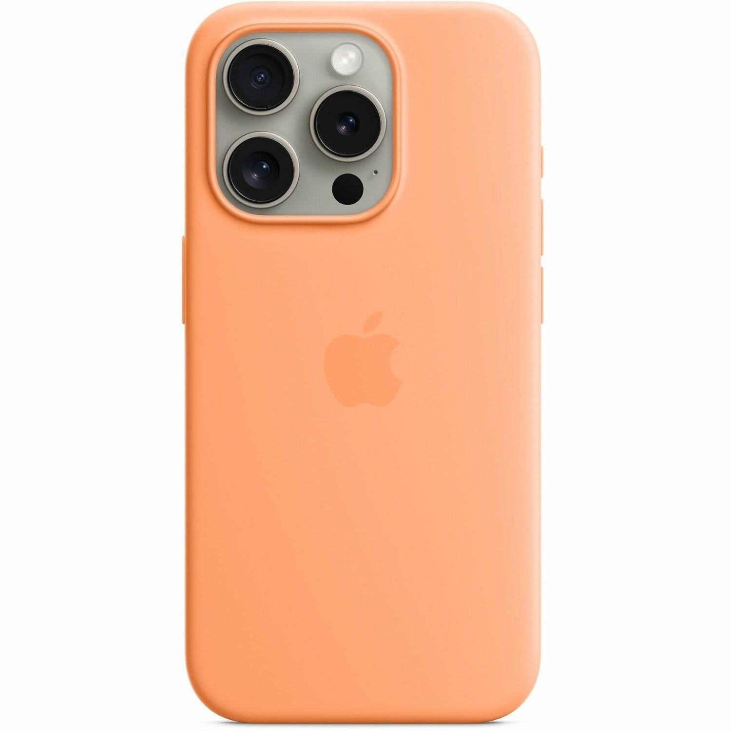 Apple iPhone 15 Pro Silicone Case with MagSafe - Orange Sorbet