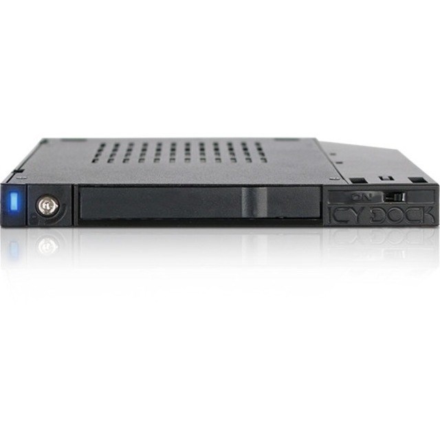 Icy Dock FlexiDOCK MB511SPO-B Drive Bay Adapter for 5.25" - Serial ATA Host Interface Internal - Black