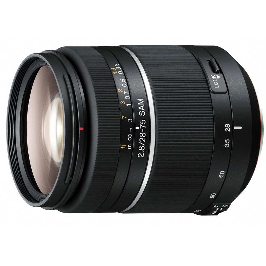 Sony SAL-2875 - 28 mm to 75 mm - f/32 - f/2.8 - Zoom Lens for Sony Alpha