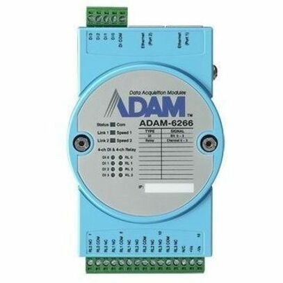 Advantech 4Relay/4DI IoT Modbus/SNMP/MQTT 2Ports Ethernet Remote I/O