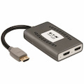 Eaton Tripp Lite Series 2-Port HDMI Splitter - 4K @ 60 Hz, 4:4:4, Multi-Resolution Support, HDR, HDCP 2.2, USB Powered, TAA