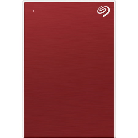 Seagate One Touch STKY1000403 1 TB Portable Hard Drive - External - Red