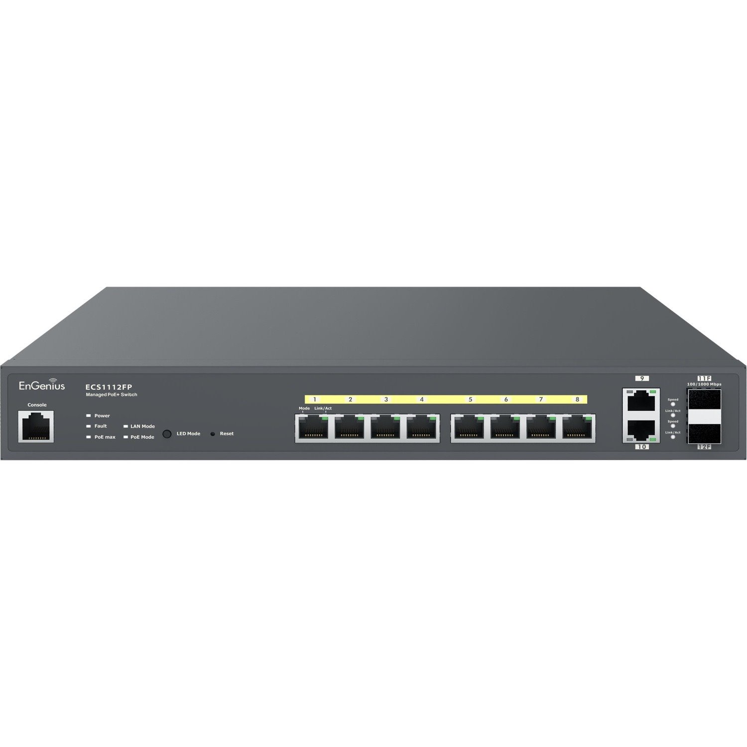 EnGenius Cloud Managed 8-Port Gigabit 130W PoE+ Switch