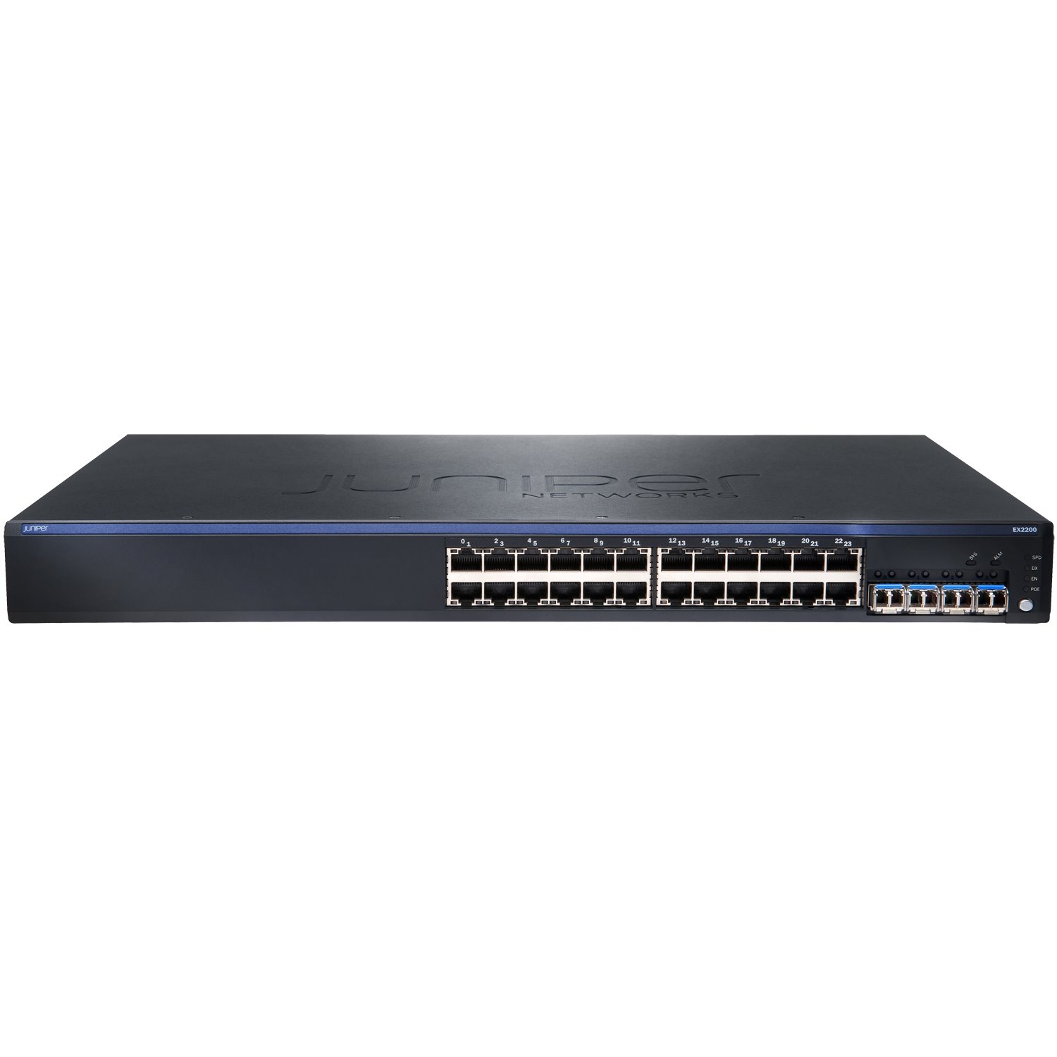 Juniper EX2200 EX2200-24P-4G 24 Ports Manageable Ethernet Switch - Gigabit Ethernet - 10/100/1000Base-T