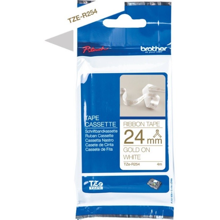 Brother P-touch Printable Ribbon - White
