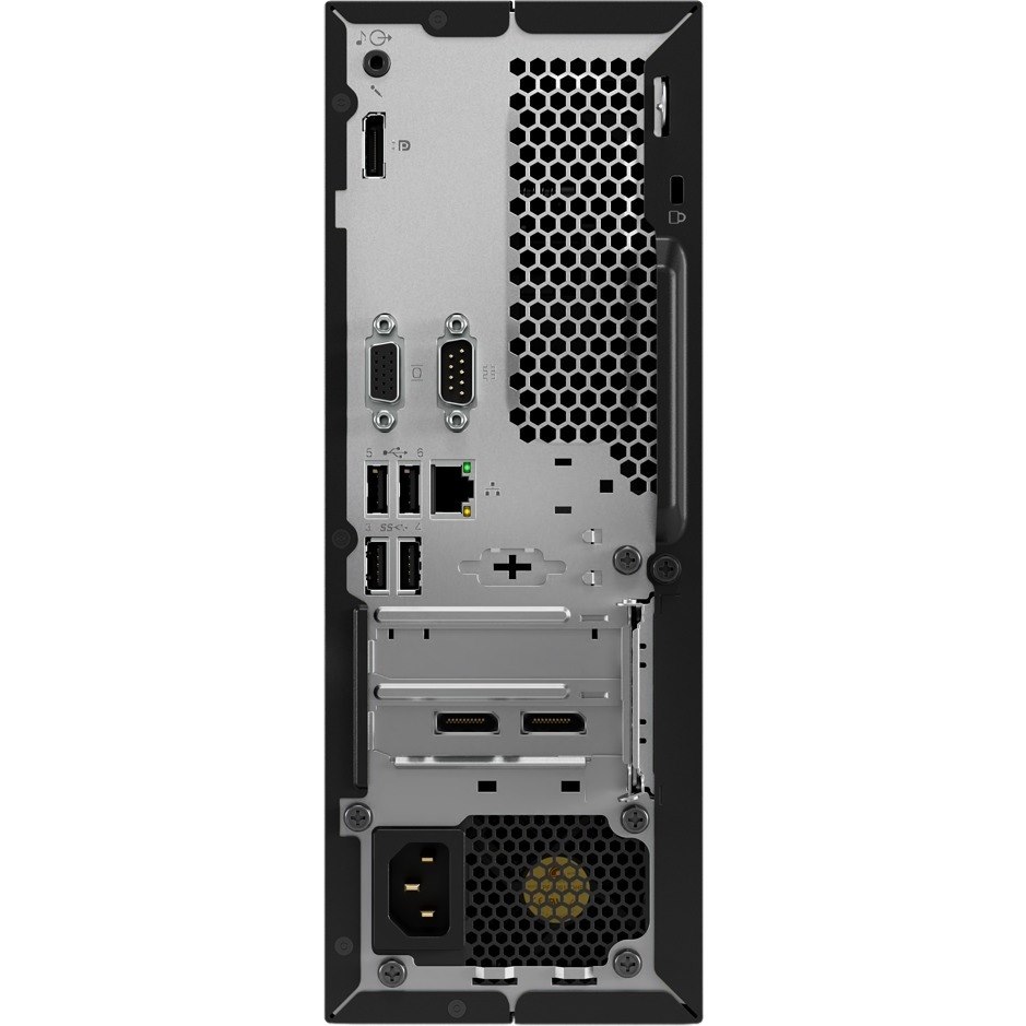 LENOVO DCG SOURCING ThinkCentre M710e 10UR001LUS Desktop Computer - Intel Core i5 7th Gen i5-7400 - 8 GB - 256 GB SSD - Small Form Factor - Black