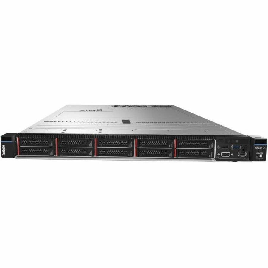 Lenovo ThinkSystem SR630 V3 7D73A05QNA 1U Rack Server - 1 Xeon Silver 4514Y 2 GHz - 32 GB RAM - 12Gb/s SAS Controller