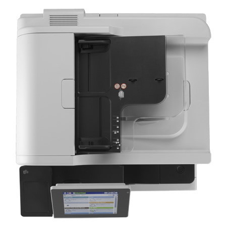 HP LaserJet M725DN Laser Multifunction Printer-Monochrome-Copier/Scanner-41 ppm Mono Print-1200x1200 Print-Automatic Duplex Print-200000 Pages Monthly-600 sheets Input-Color Scanner-600 Optical Scan-Gigabit Ethernet Ethernet