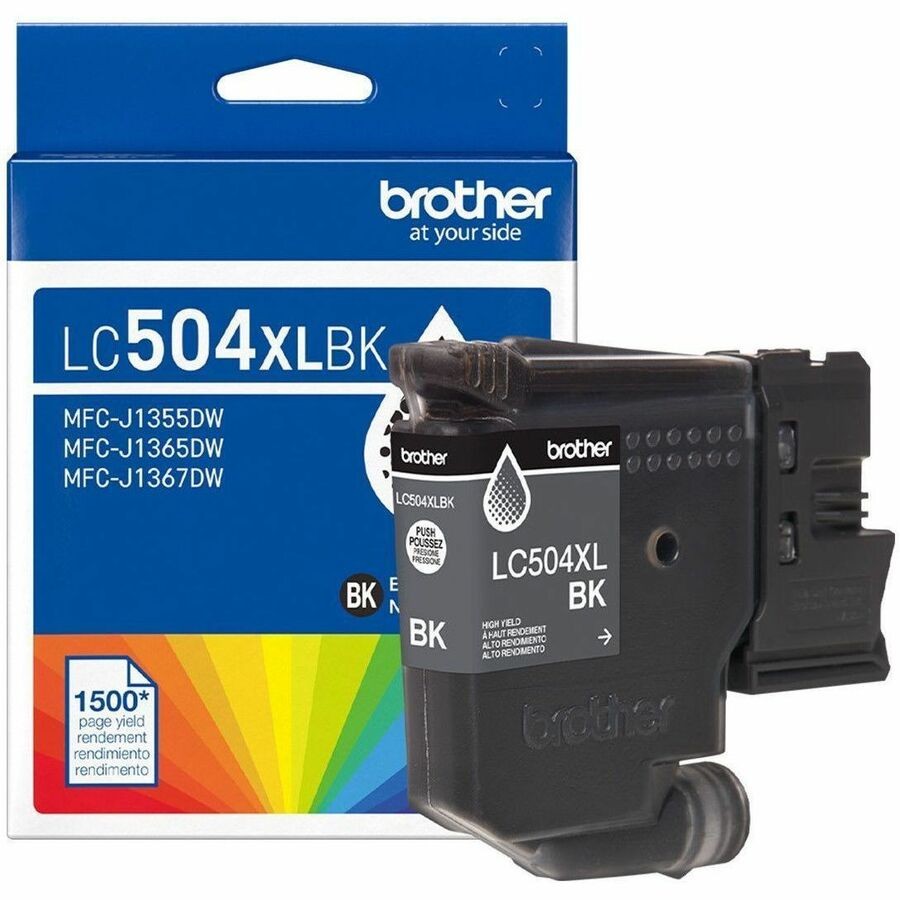 Brother LC504 Original High Yield Inkjet Ink Cartridge - Black Pack