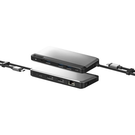Alogic USB Type C Docking Station for Smartphone, Flash Drive - Memory Card Reader - SD - 85 W - Space Gray - Portable