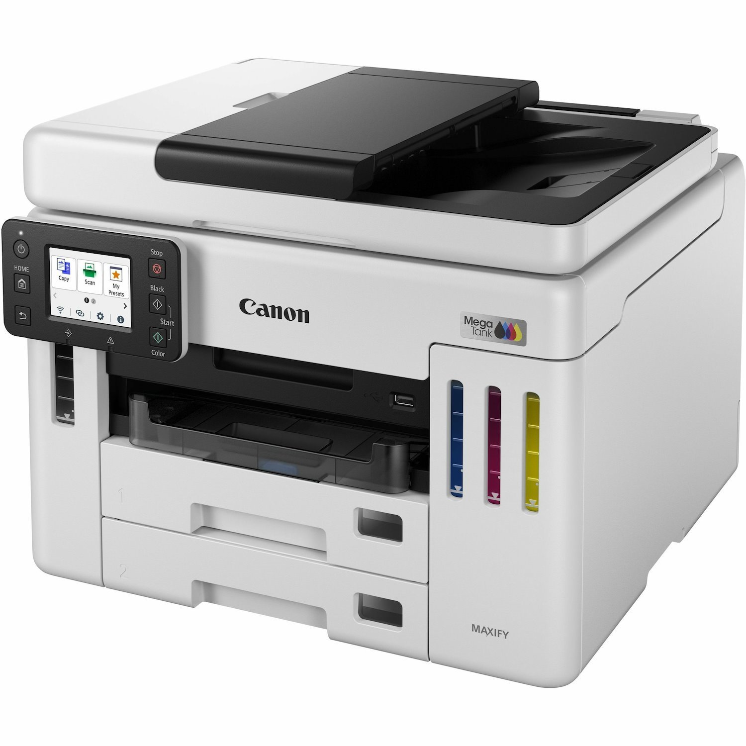 Canon MAXIFY GX7150 Wired & Wireless MegaTank Inkjet Multifunction Printer - Colour