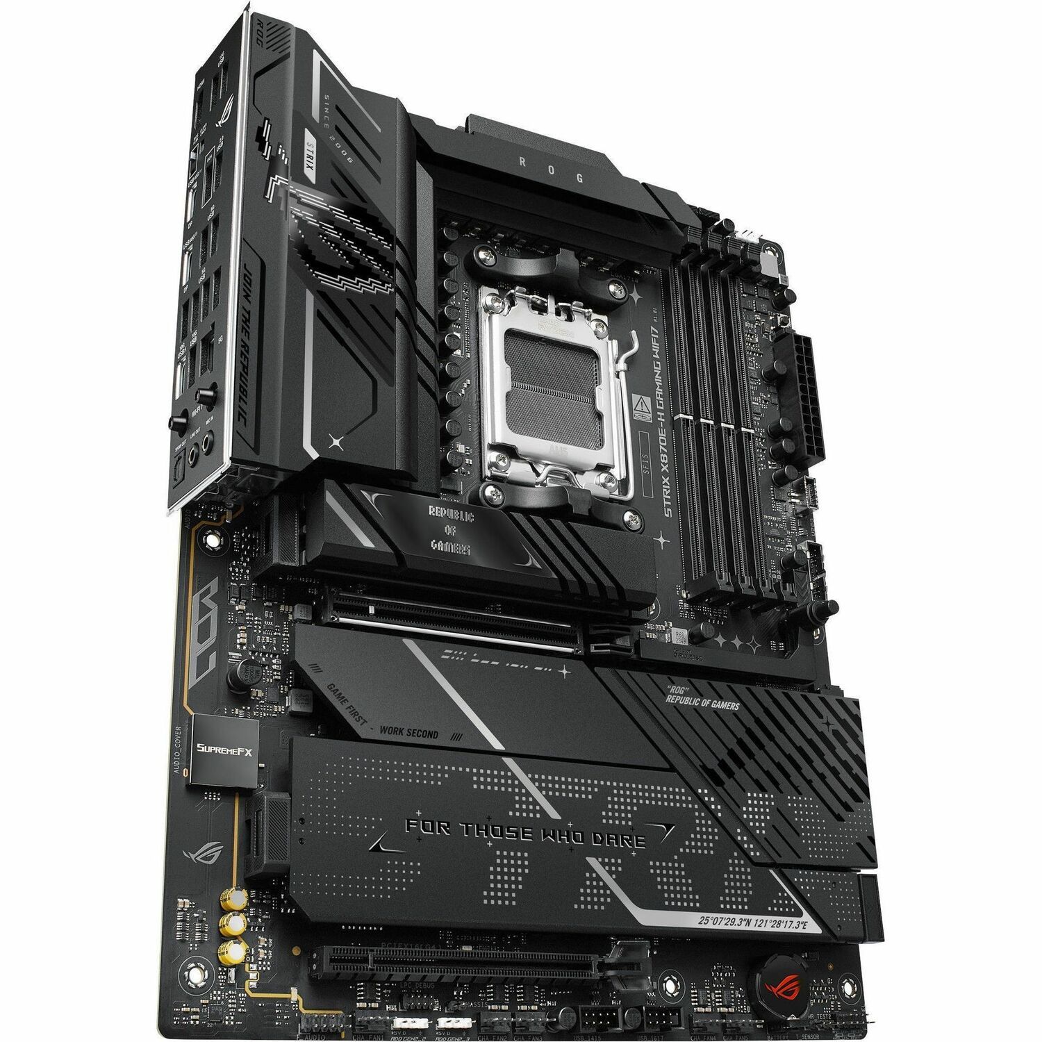 Asus ROG Strix X870E-H GAMING WIFI7 Gaming Desktop Motherboard - AMD X870E Chipset - Socket AM5 - ATX