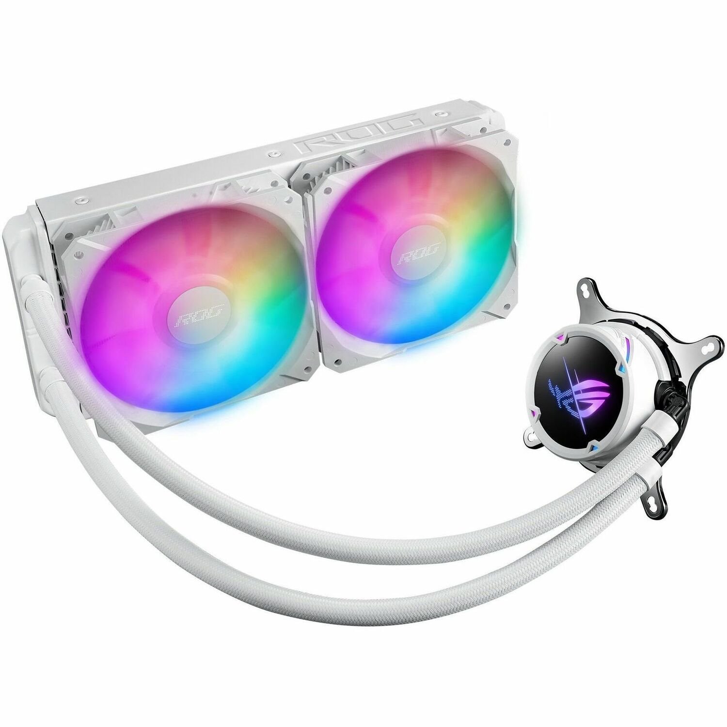Asus ROG Strix LC II 240 ARGB White Edition 1 Cooling Fan/Radiator/Water Block/Pump - Processor