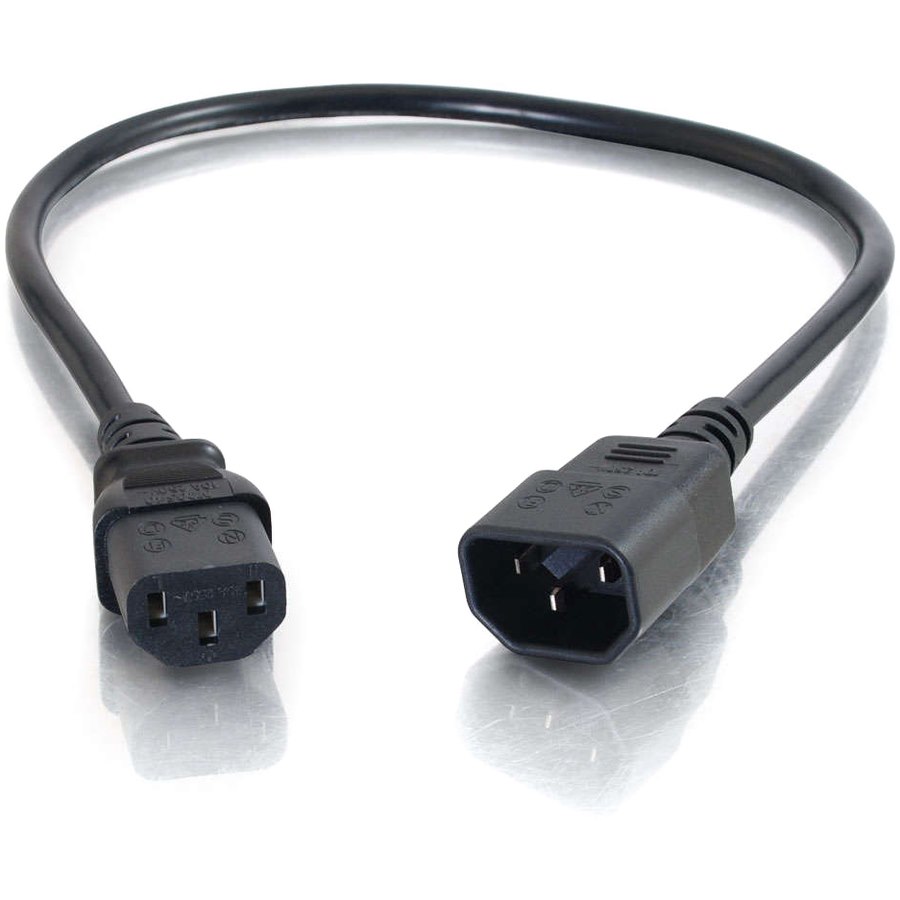 C2G 05 M 18 Awg Voeding-Verlengkabel (Iec320c13 Naar Iec320c14) ** New Retail **